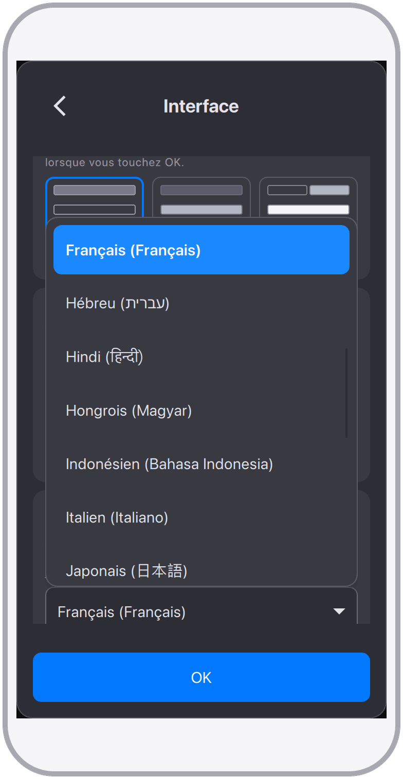 Support Multilingue